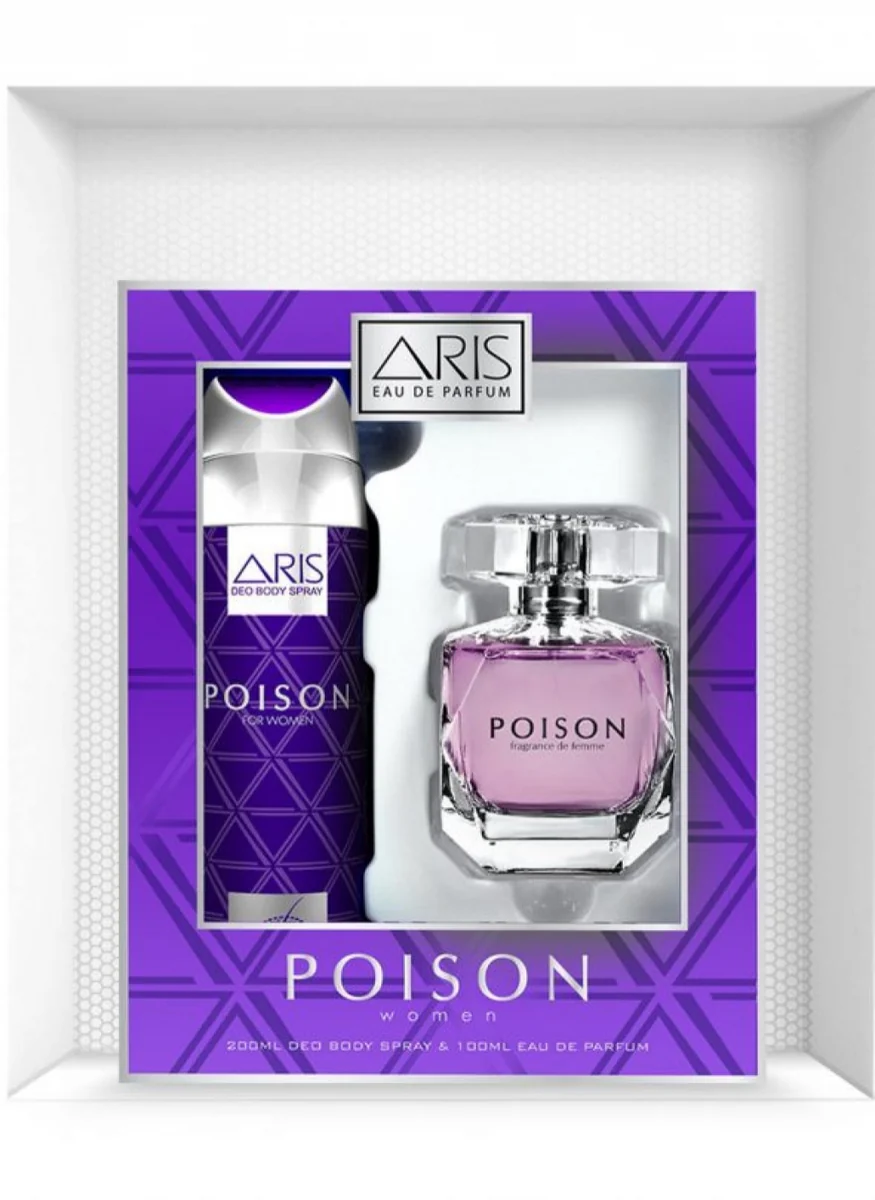 Набір Aris Poison для жінок — set (edp 100 ml + deo spray 150 ml), фото 1