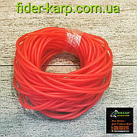 🇺🇦 Трубка латексна силіконова "Tube red" для оснасток на сома 🇺🇦