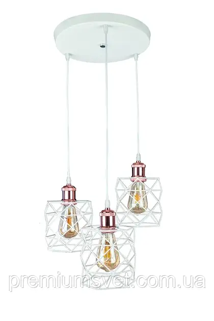 Підвіс стельовий 756PR105F-3 WH+RG (300)