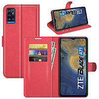 Чохол-книжка Litchie Wallet для ZTE Blade A71 Red