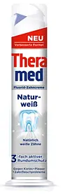Зубна паста з дозатором TheraMed Natur-WeiB Природна білина, 100 мл