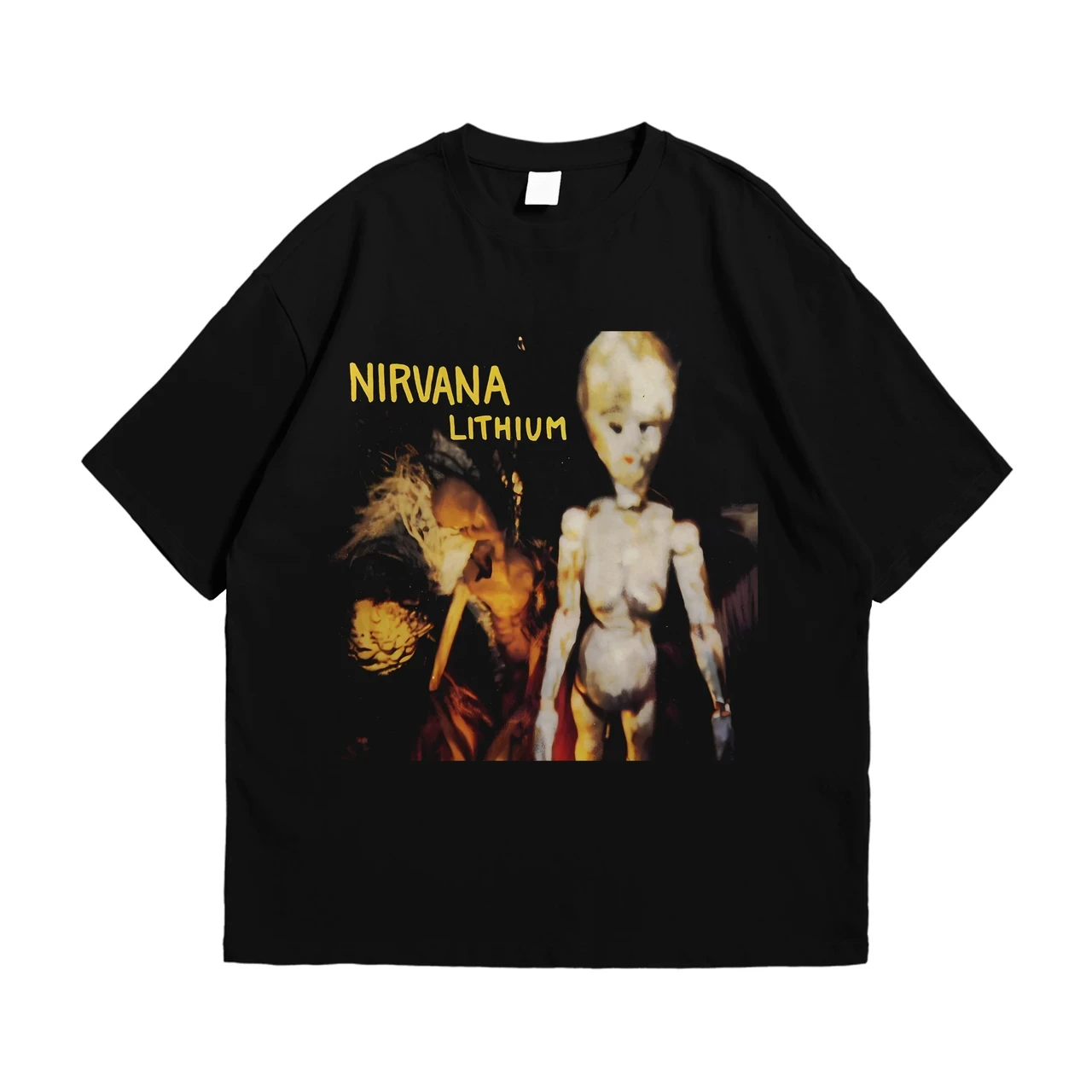 Футболка з принтом Nirvana Lithium S Чорний
