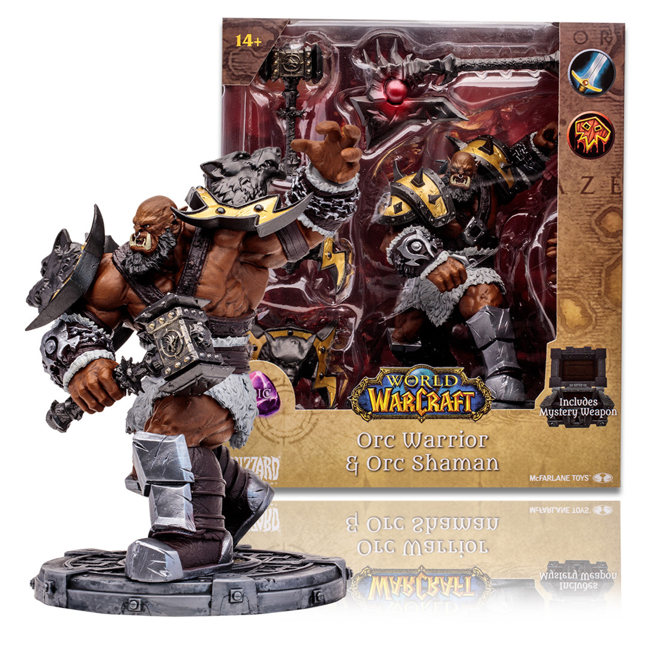 Фігурка McFarlane Варкрафт Світ Військового РемеслаОрк World of Warcraft Orc Warrior 17 см MF WOW T