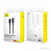 PD кабель Baseus Unbreakable Series Fast Charging Type-C to Type-C 100W 2m Black, фото 11