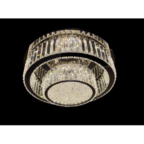 Стельова світлодіодна люстра світильник із кришталем Linisoln 9566-500, фото 1