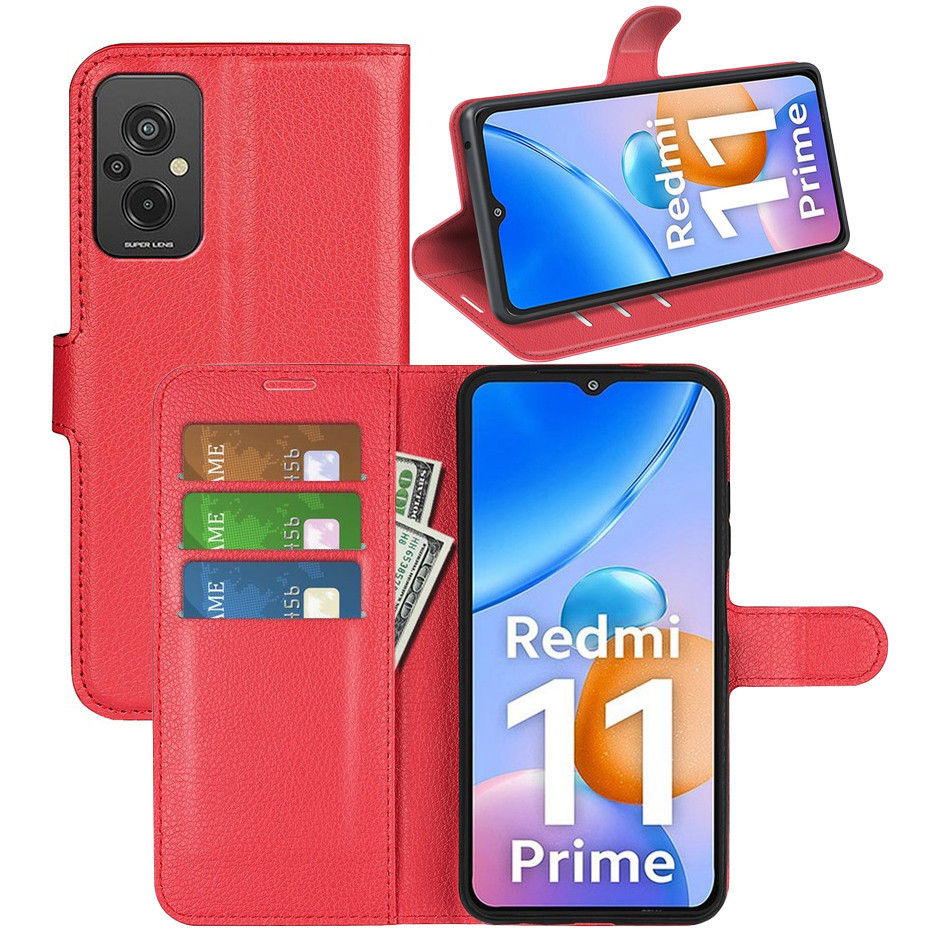 Чохол-книжка Litchie Wallet для Xiaomi Redmi 11 Prime 4G Red