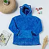 Дитяча толстовка плед 3в1 з капюшоном та рукавами Huggle Pets Hoodie, Синій / Флісове худi дитяче, фото 7