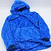 Дитяча толстовка плед 3в1 з капюшоном та рукавами Huggle Pets Hoodie, Синій / Флісове худi дитяче, фото 8
