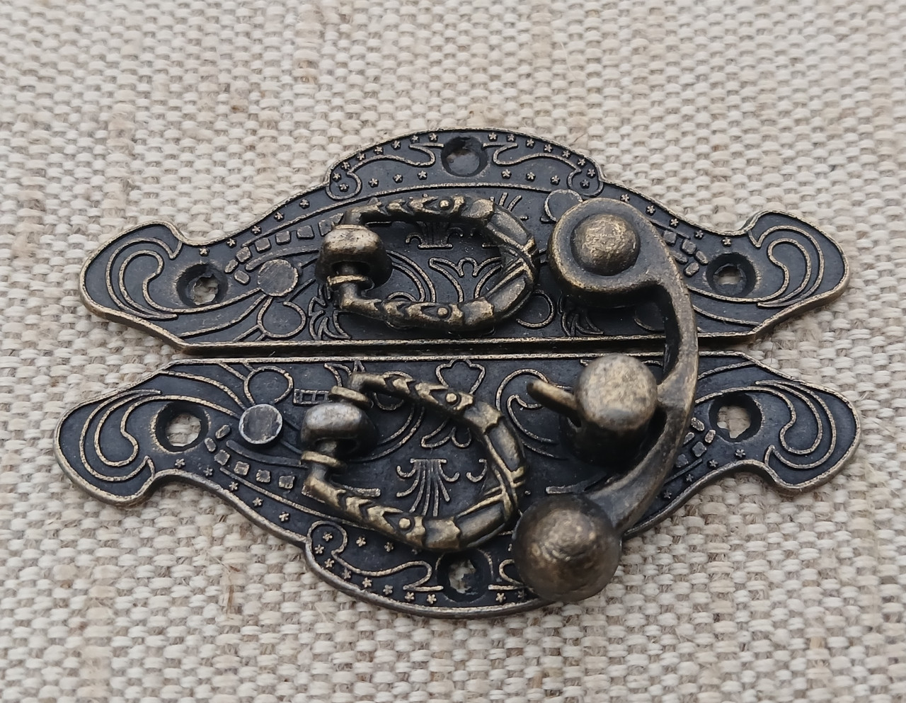 Замок накидний з гачком 60х40мм