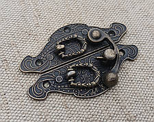 Замок накидний з гачком 60х40мм, фото 3