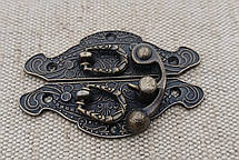 Замок накидний з гачком 60х40мм, фото 5