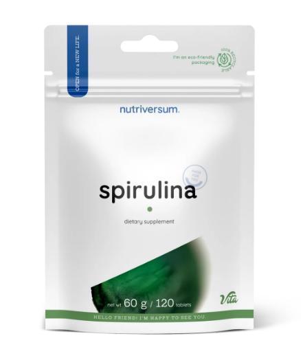 Спіруліна Nutriversum SPIRULINA 120 таблеток, фото 1