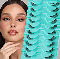 Накладні вії  фрагмент (натуральний ефект) 10пар