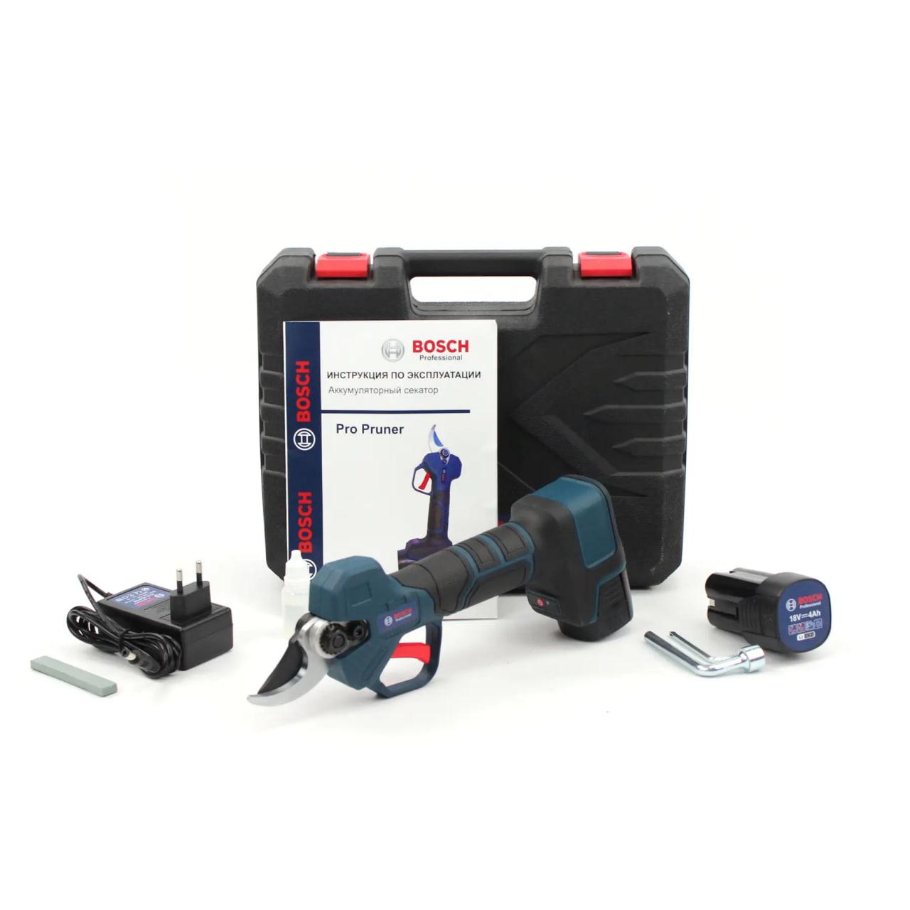 Секатор акумуляторний садовий Bosch ProPruner (18V, 4AH)