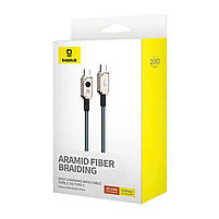 PD кабель Baseus Unbreakable Series Fast Charging Type-C to Type-C 100W 2m Stellar White, фото 5