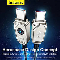 PD кабель Baseus Unbreakable Series Fast Charging Type-C to Type-C 100W 2m Stellar White, фото 6
