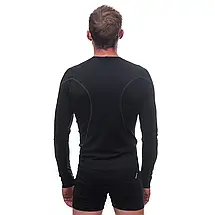 Чоловіча термофутболка з довгим рукавом Sensor Merino Active LS, M (Black), фото 4