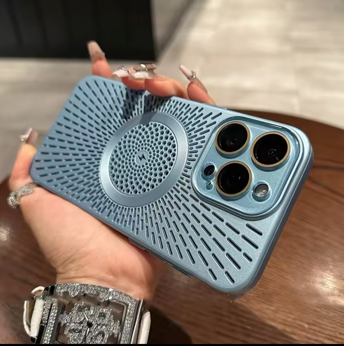 Чохол для IPhone 13 Pro  MagSafe Sierra Blue, фото 1