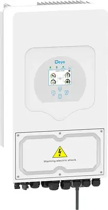 Гібридний інвертор SUN-5K-SG03LP1-EU DEYE Wi-Fi (5 KW, 1 ФАЗА, 2 MPPT), фото 1