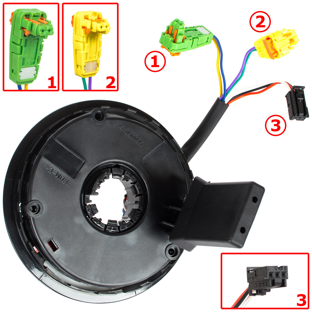 Спіраль контактна підручна AIRBAG A0004640518 Mercedes-Benz W211, W463 DA-26841