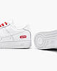 Кросівки Nike Air Force 1 x Supreme Low White / Найк Аїр Форс 1 Суприм Низькі Білі з Червоним, фото 9