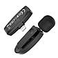 Бездротова мікрофонна система HOCO L15 iP Crystal lavalier wireless digital microphone Black, фото 4