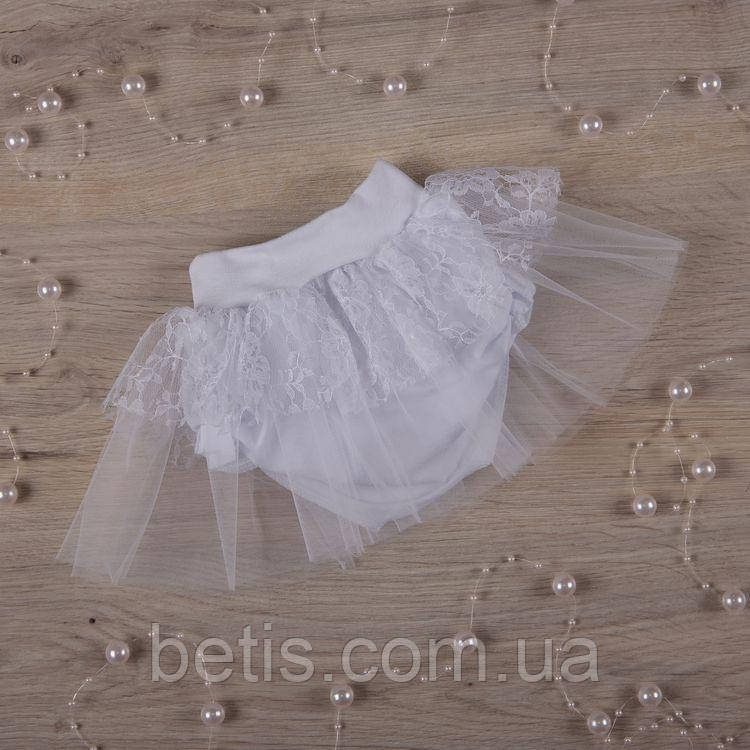 Труси "Модель-1" під підгузок Білий Кулір,гіпюр арт.27070599  Зріст 56-38(р)