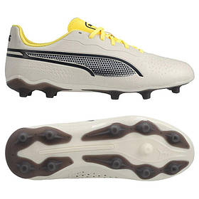 Дитячі бутси PUMA King Match FG/AG Gear Up 107573-03, Білий, Розмір (EU) — 35