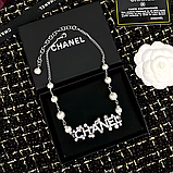 Сережки та підвіска з логотипом з цирконієм, фото 2