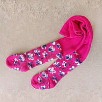 Колготки 1023 Квіти Бавовна 80 %, ПА 17%, Еластан 3 % ДСТУ 2056-92 Малиновий арт.27684429  Розмір 3-6(р)