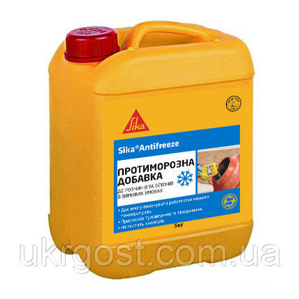 Протиморозна добавка для бетону (прискорювач схоплювання) Sika Antifreeze 1 кг (128496), фото 1