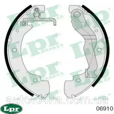 Колодки гальмівні барабанні задні (комплект) Фольксваген Т4 LPR  06910