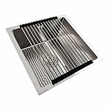 Кухонна мийка Platinum Handmade CM 4444 під стільницю квадратна 3.0/0.8, фото 3