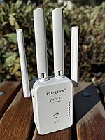 Ретранслятор усілитель WiFi сигналу з 4-ма вбудованими антенами Pix-Link до 1200мб/с