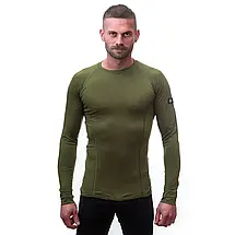 Чоловіча термофутболка з довгим рукавом Sensor Merino Active LS, XL (Safari), фото 2