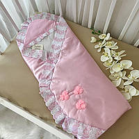 Конверт "Святковий" Весна-Осінь на липучці Рожевий Кулір,атлас арт.27074986