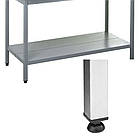 Металевий стіл 500х700 мм СВ-4.1, виробничий стіл, кухонний стіл на виробництво, сталевий виробничий стіл на професійну кухню, фото 2