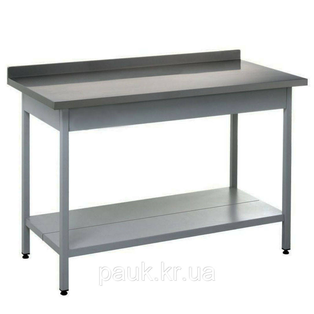 Металевий стіл 500х1200 мм СВ-4.1, виробничий стіл, кухонний стіл на виробництво, сталевий виробничий стіл на професійну кухню, фото 1
