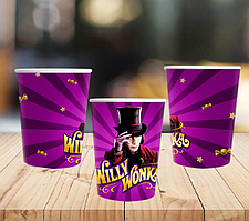 Стакани одноразові "Віллі Вонка. Чарлі та шоколадна фабрика"  (поштучно)