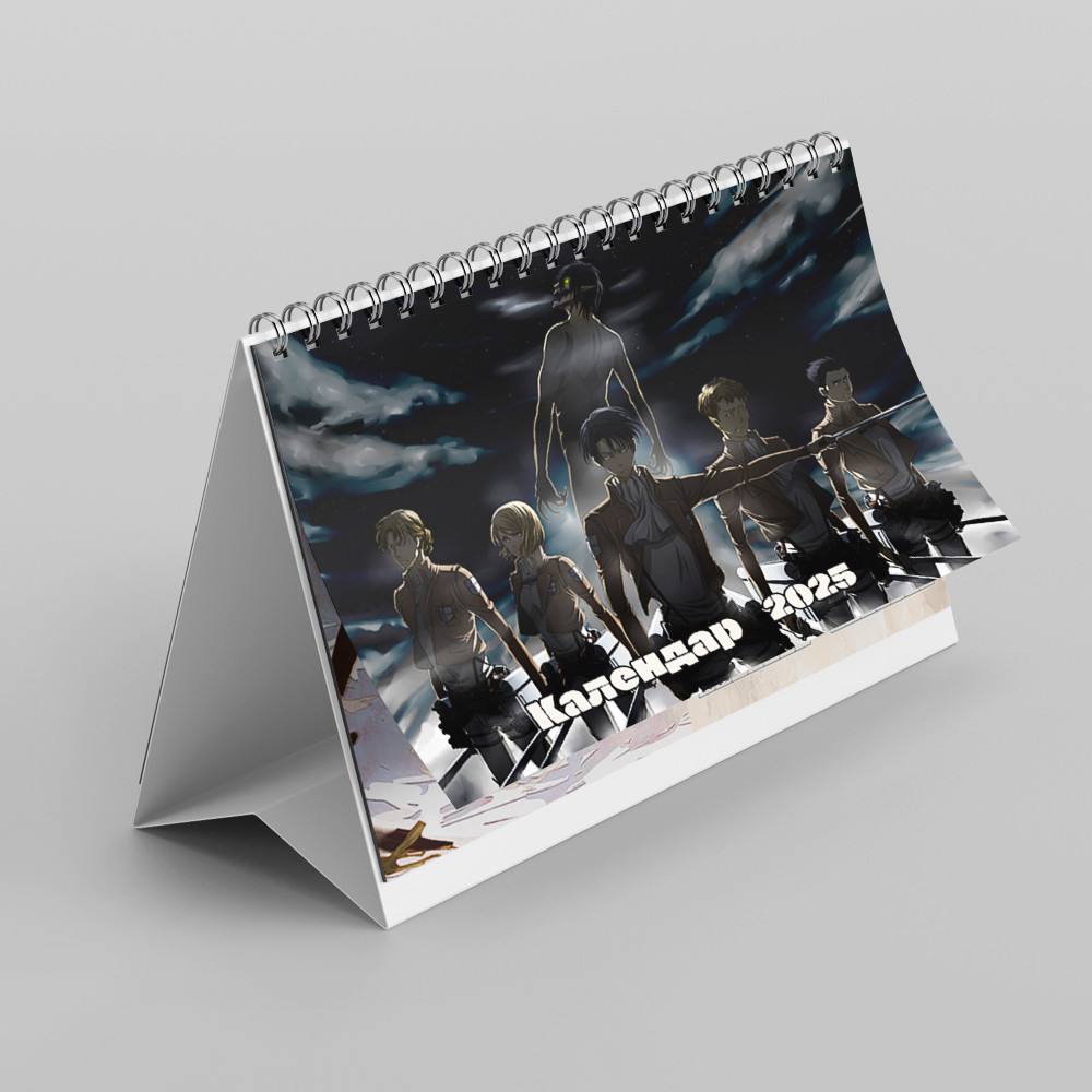 Календар настільний Attack on Titan А5 2025 рік