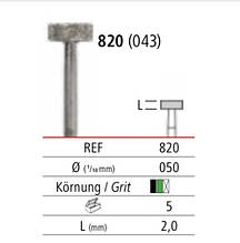 Алмазний бор колісної форми ÖkoDENT (Німеччина), розмір 050
