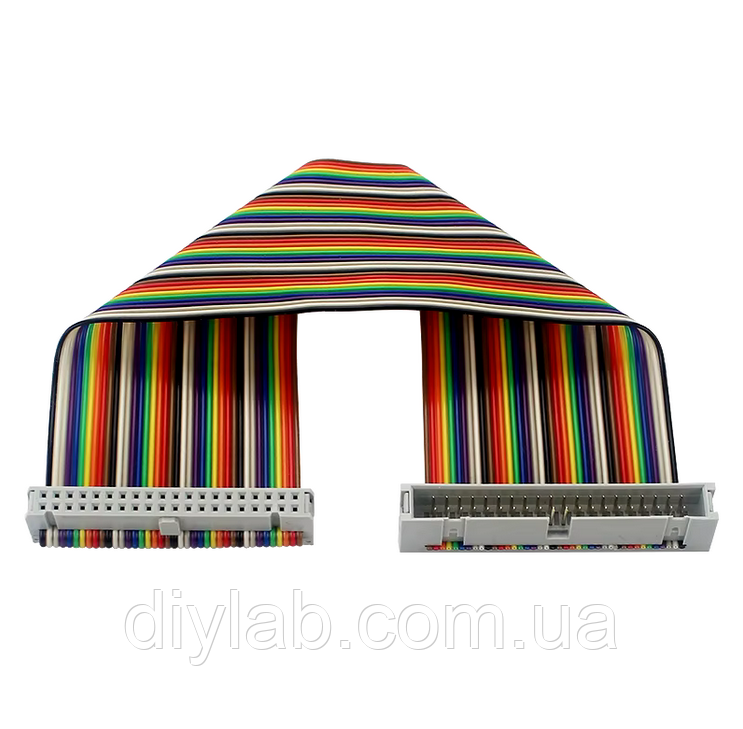 Шлейф кабель GPIO 20см Male to Female мама-тато штирі-гнізда для Raspberry Pi