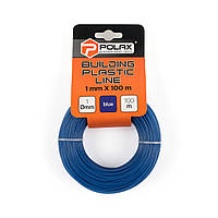 Лісочка будівельна Polax 1 мм X 100 м, синя (30-011)
