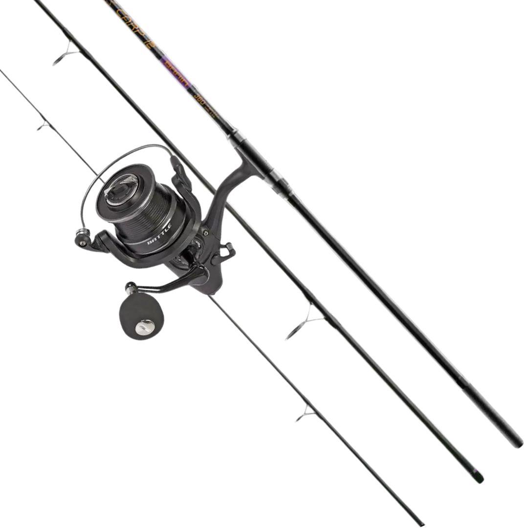 Карповий набір: Brain Apex Carp 4.20 м вудилище + Brain Battle 7000 котушка з гвинтовою ручкою