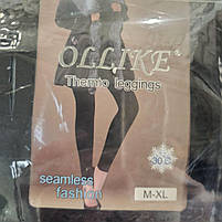 Жіночі термо лосини оптом, M-2XL рр  № 1442, фото 2