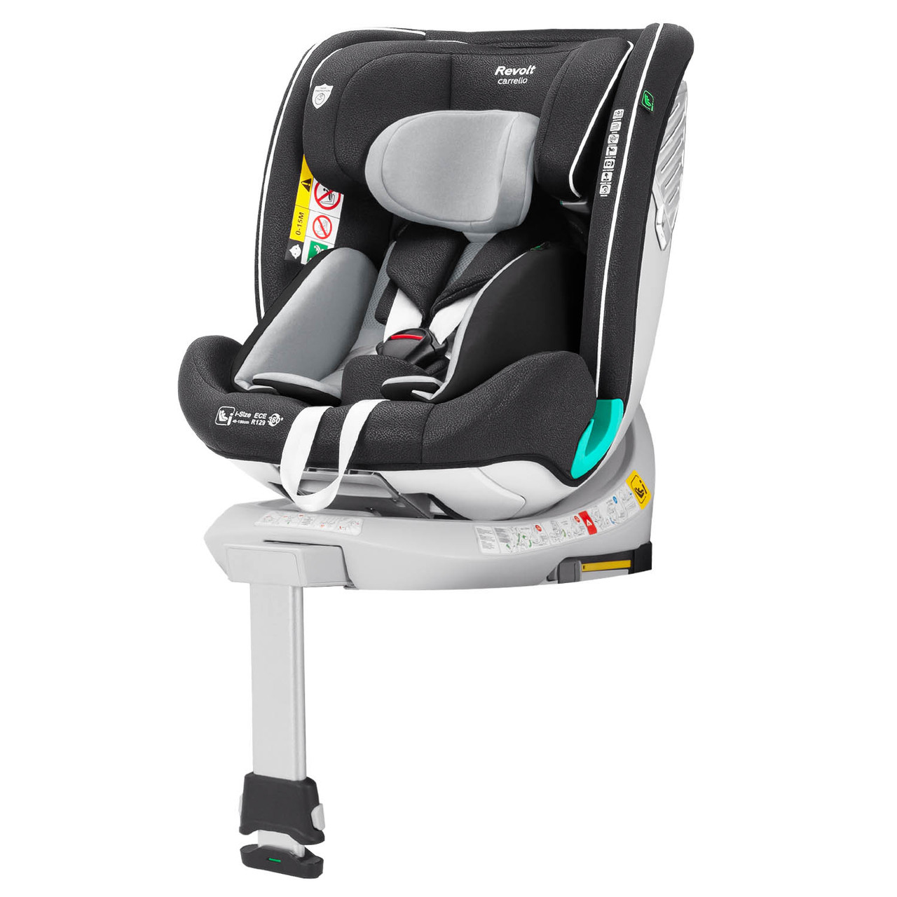 Автокрісло Revolt, «Carrello» (CRL-15805), колір Harbor Grey (сірий)