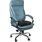 Подушка для сидіння гелева з ефектом пам'яті 45х35х7 см Ортопедична подушка на стілець, фото 4