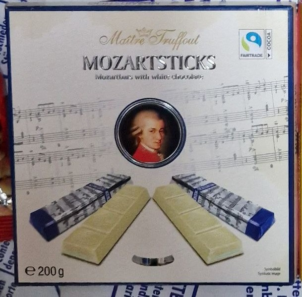 Шоколад Maitre Truffout Mozartsticks 200 г.