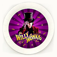 Тарілки "Віллі Вонка. Чарлі та шоколадна фабрика" головний герой (Поштучно) 18 см