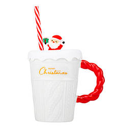 Кружка новорічна "Christmas", 350 мл., кераміка., колір - білий